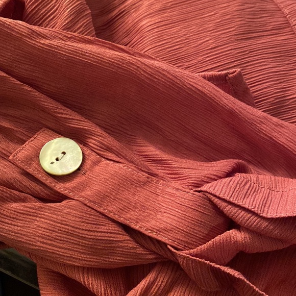 NWT Como Vintage Blouse Mother of Pearl Buttons Size XL - Picture 6 of 8